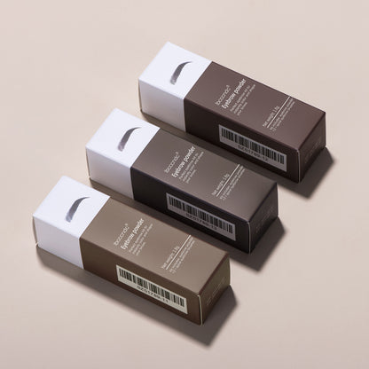 6-Color Eyebrow Powder Kit with Stamp and Stencil