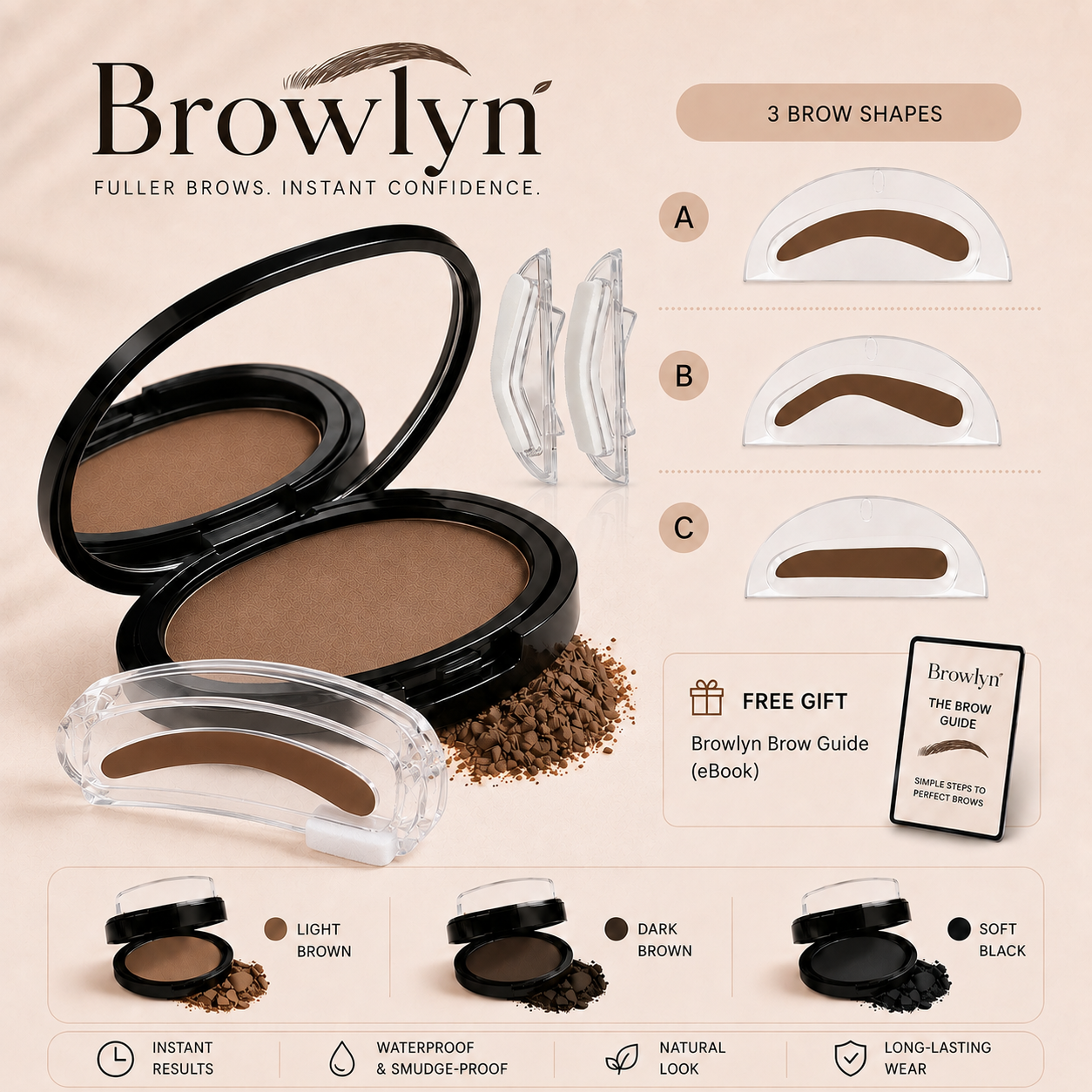 BROWLYN™ - Des sourcils parfaits en 5 secondes