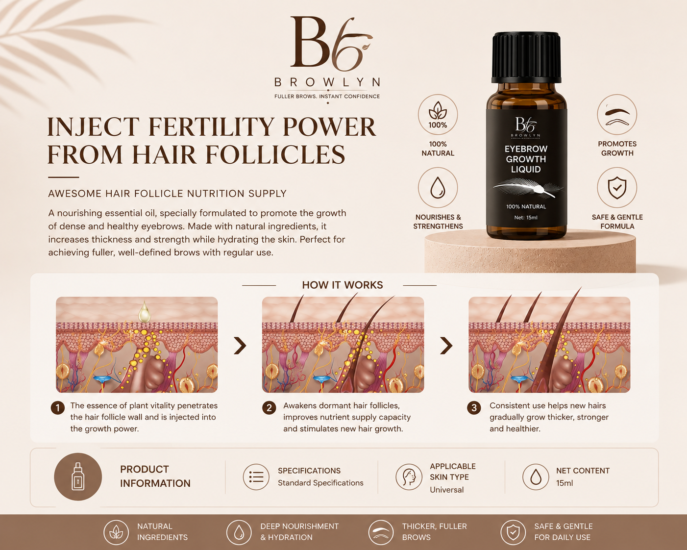 Eyebrow Growth Essential Oil