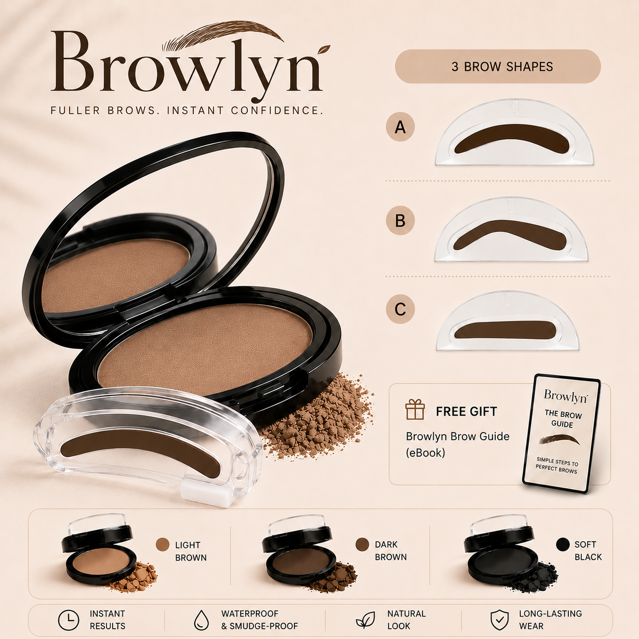 BROWLYN™ - Perfect Eyebrows in 5 seconds